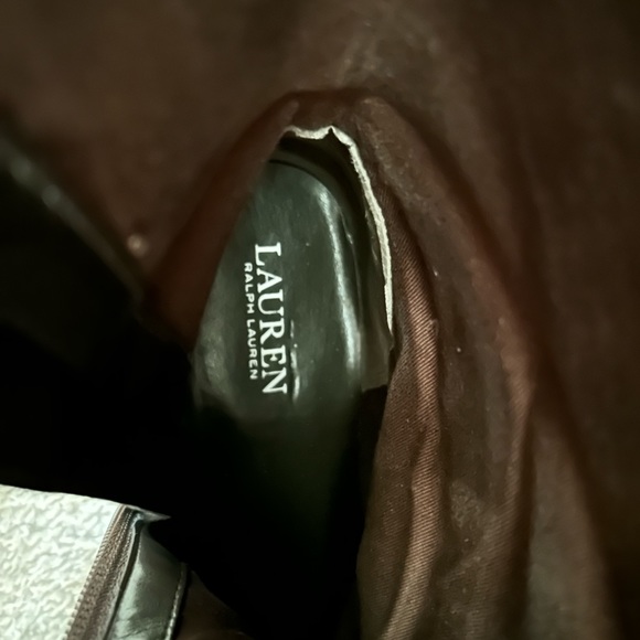 Lauren Ralph Lauren Women's Madisen Knee High Boots Size 9B Brown - Picture 9 of 11